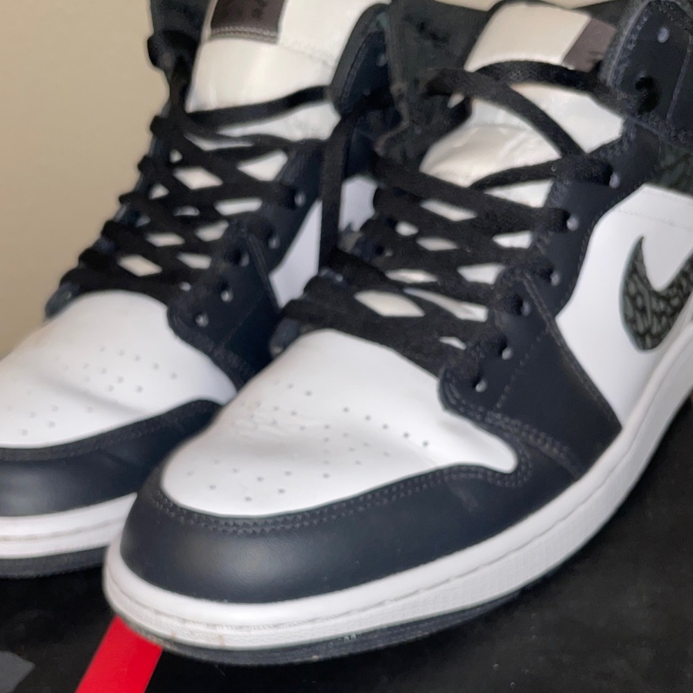 Jordan 1 Black and White Sneakers